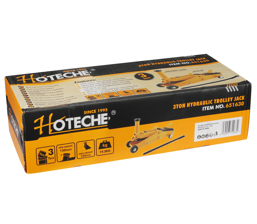 Cric hidraulic tip crocodil HOTECHE 651630 150-530 mm 3000kg-6