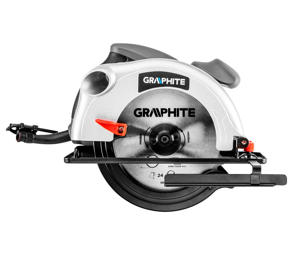 Дисковая пила GRAPHITE 58G488 1200вт 185мм-2