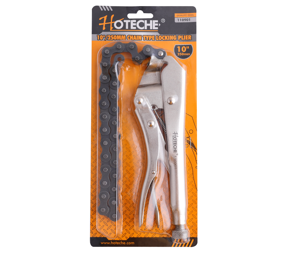 Clești de fixare cu lanț HOTECHE 110901 250mm-8