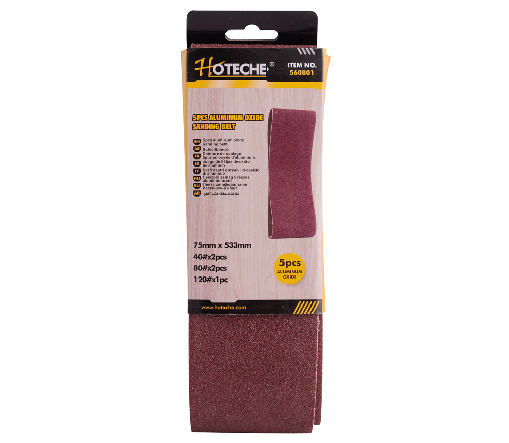 Lentă abrazivă HOTECHE 560811 N40/80/120 610x100mm