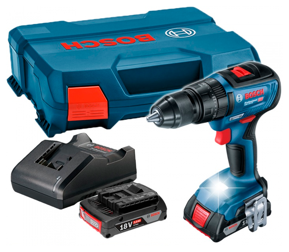 Mașină de înșurubat cu acumulator BOSCH GSB 18V-50 06019H5100 18V 2Ah