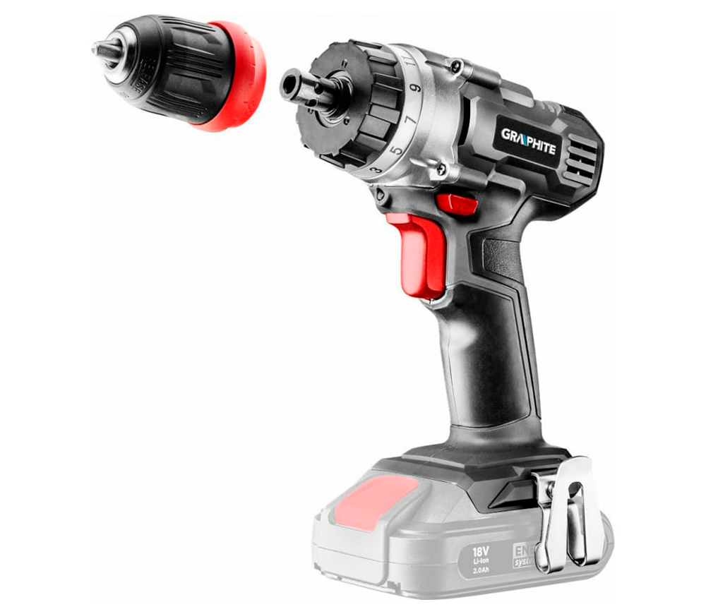 Mașină de înșurubat cu acumulator (fără accum.) GRAPHITE 58G022 18V-4