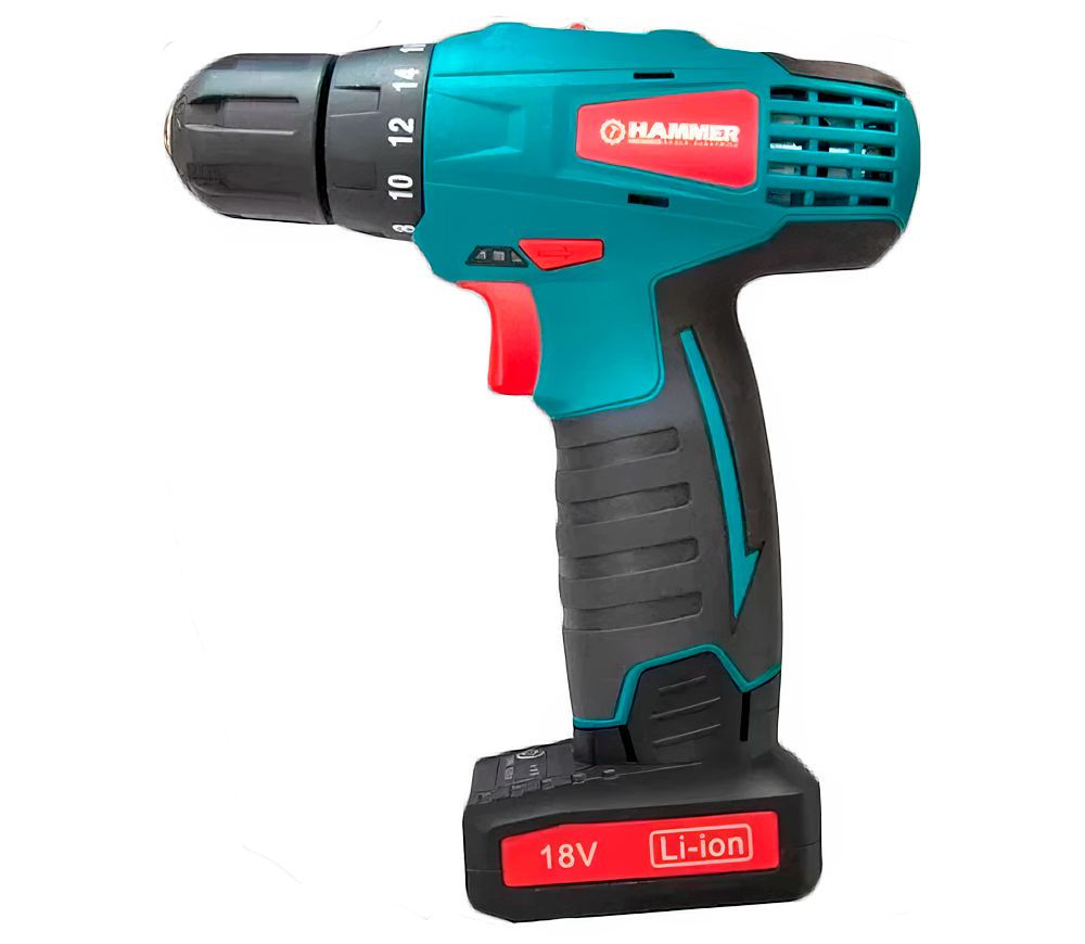Mașină de înșurubat cu acumulator HAMMER MPN-SBE18 18V 1.5Ah