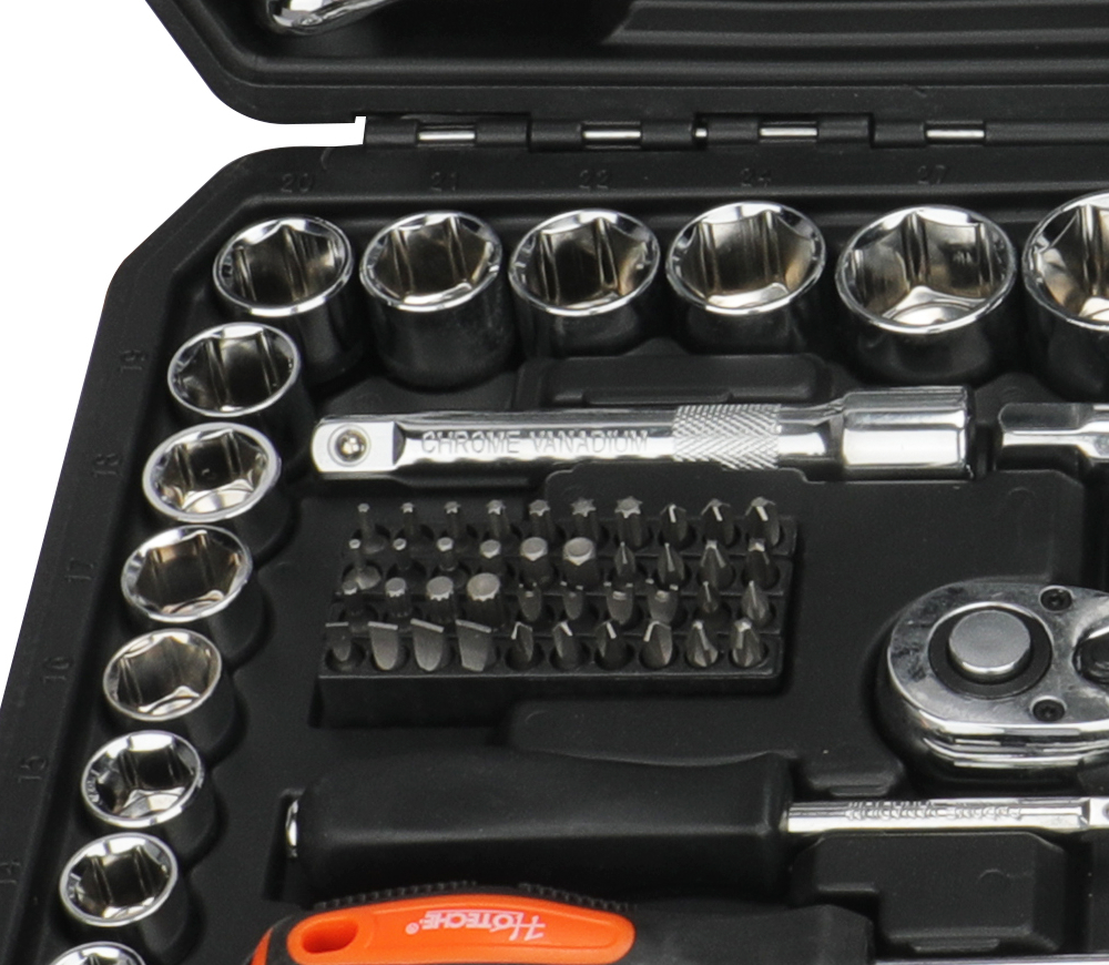 Set 219 duze tubulare și biți HOTECHE 203104 4-32 mm-5