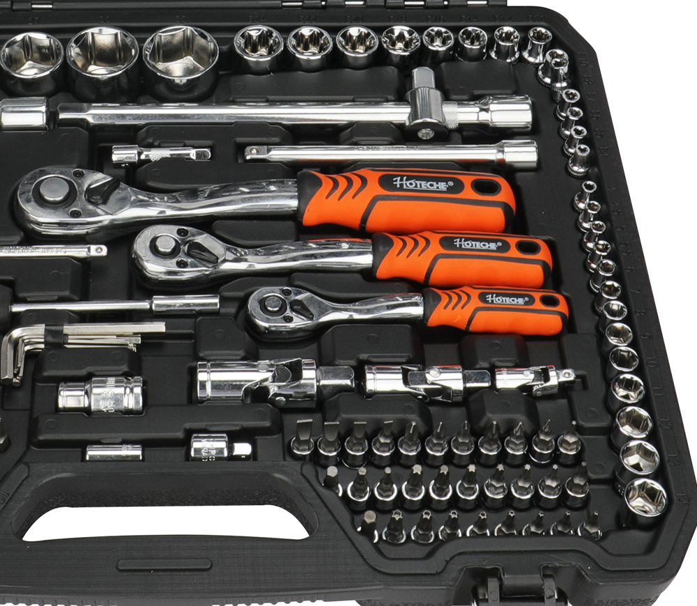 Set 219 duze tubulare și biți HOTECHE 203104 4-32 mm-6