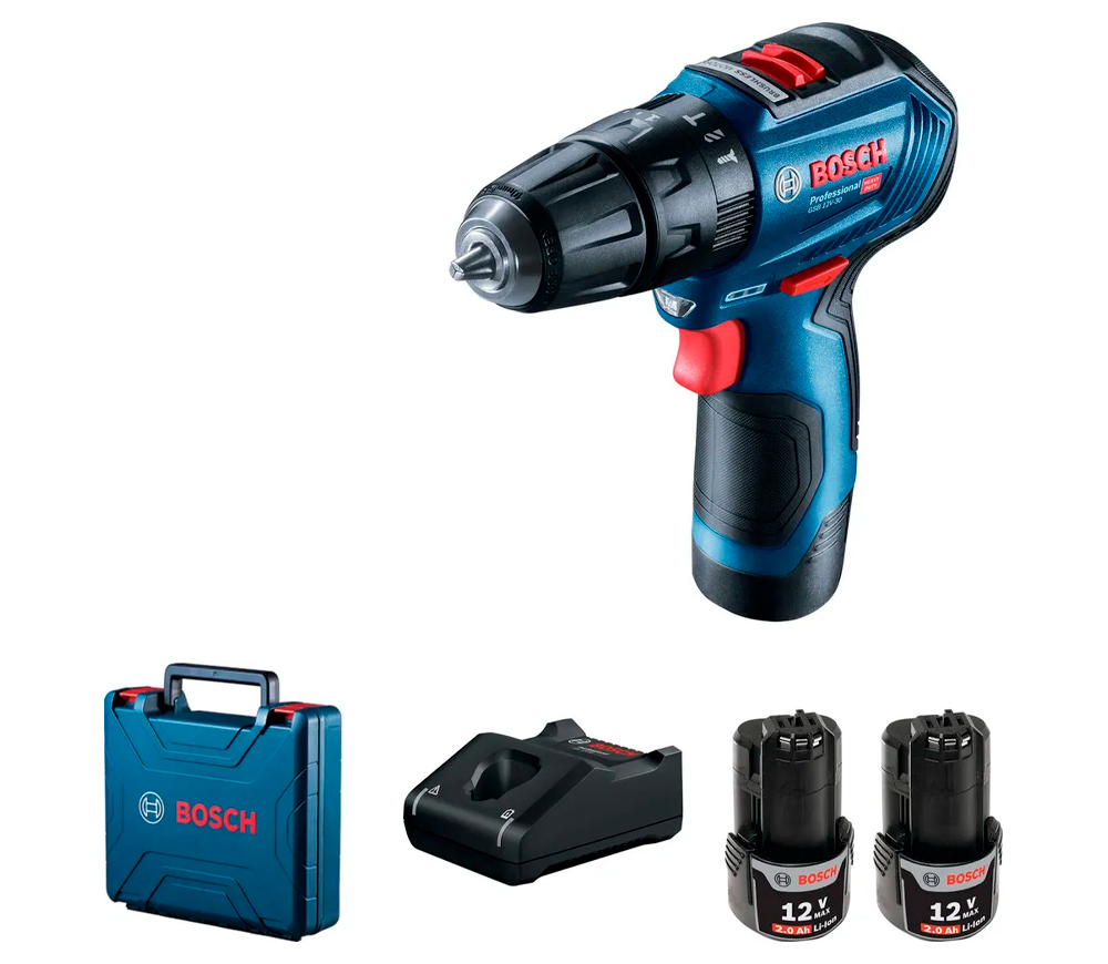 Mașină de înșurubat cu acumulator BOSCH GSB12V-30 12V 2Ah-7