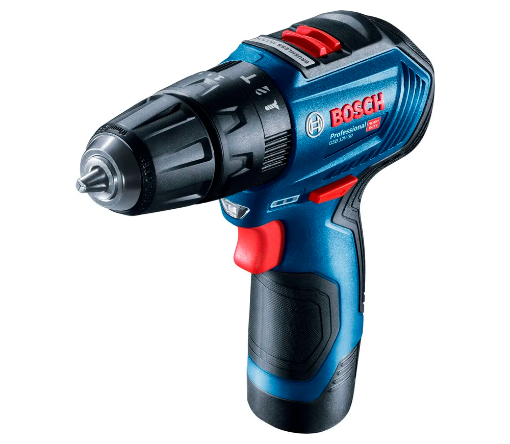 Шуруповёрт аккумуляторный BOSCH GSB12V-30 12В 2Ач