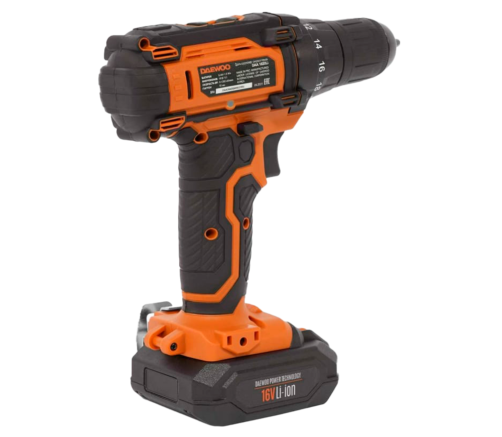 Mașină de înșurubat cu acumulator DAEWOO DAA 1620Li 16V 1.5Ah-3