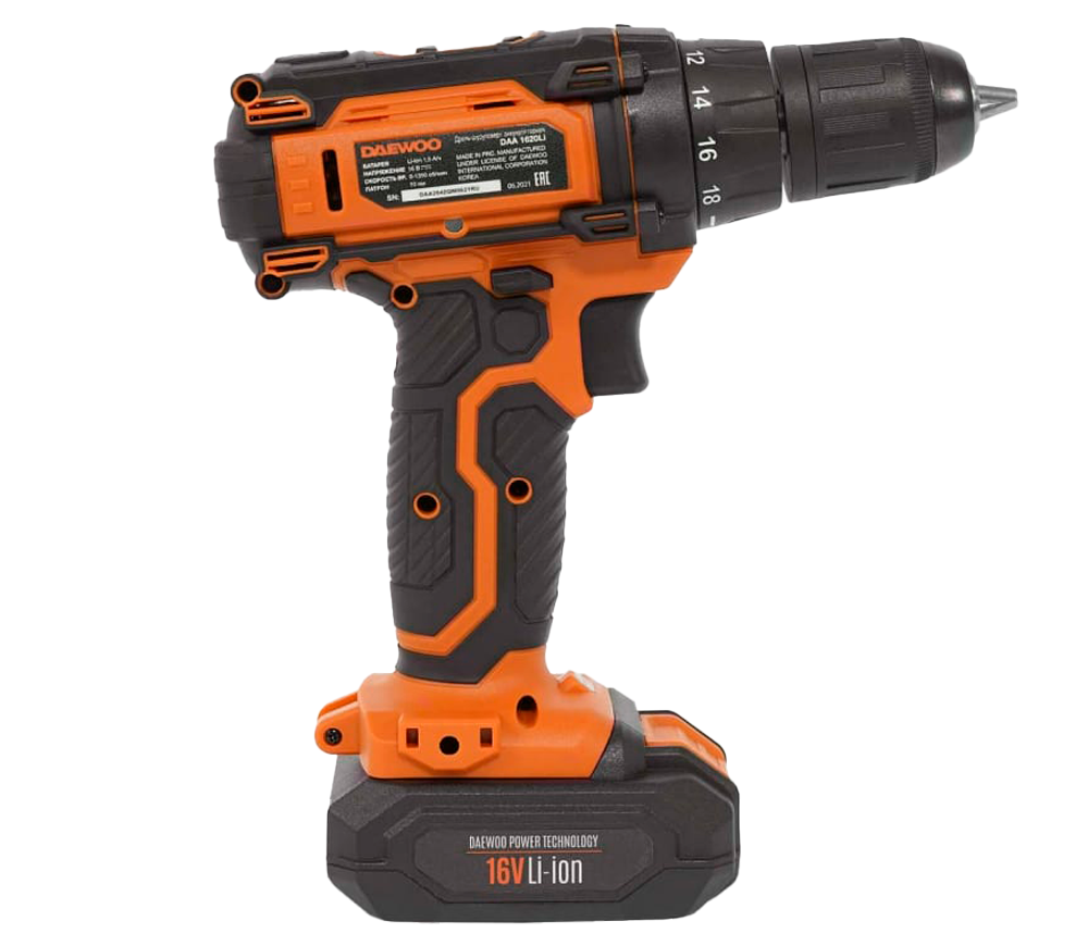 Mașină de înșurubat cu acumulator DAEWOO DAA 1620Li 16V 1.5Ah-4