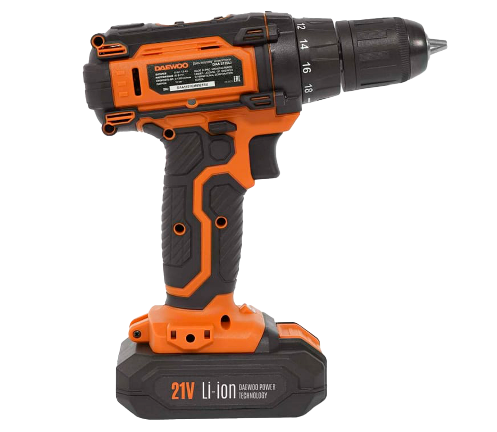 Mașină de înșurubat cu acumulator DAEWOO DAA 2120Li 21V 1.5Ah-4