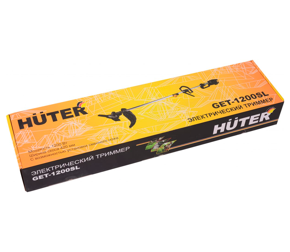 Триммер электрический HUTER GET-1200SL 1200вт 420мм-8