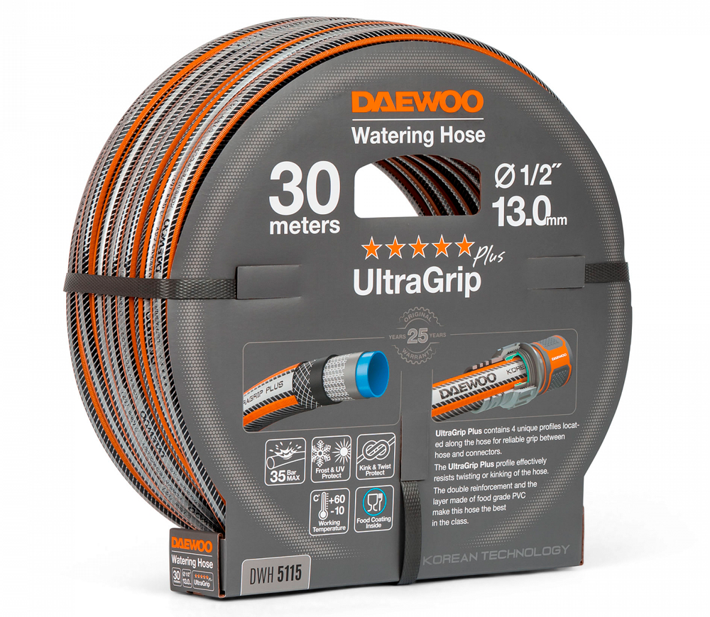 Furtun armat DAEWOO UltraGrip Plus DWH 5115 30m
