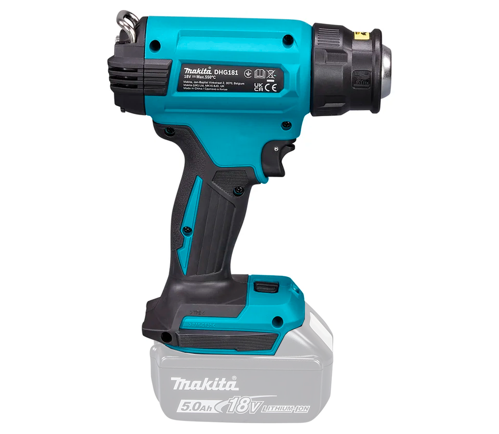 Suflantă de aer cald cu acum. (fără bat) MAKITA DHG181ZK  550°C-4