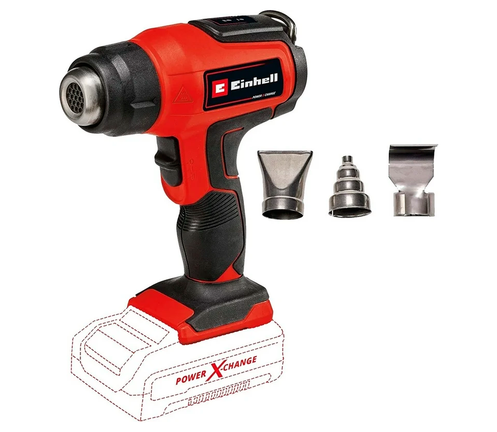 Suflantă de aer cald cu acum. (fără bat) EINHELL TE-HA 18 Li PXC SOLO 550°C-2