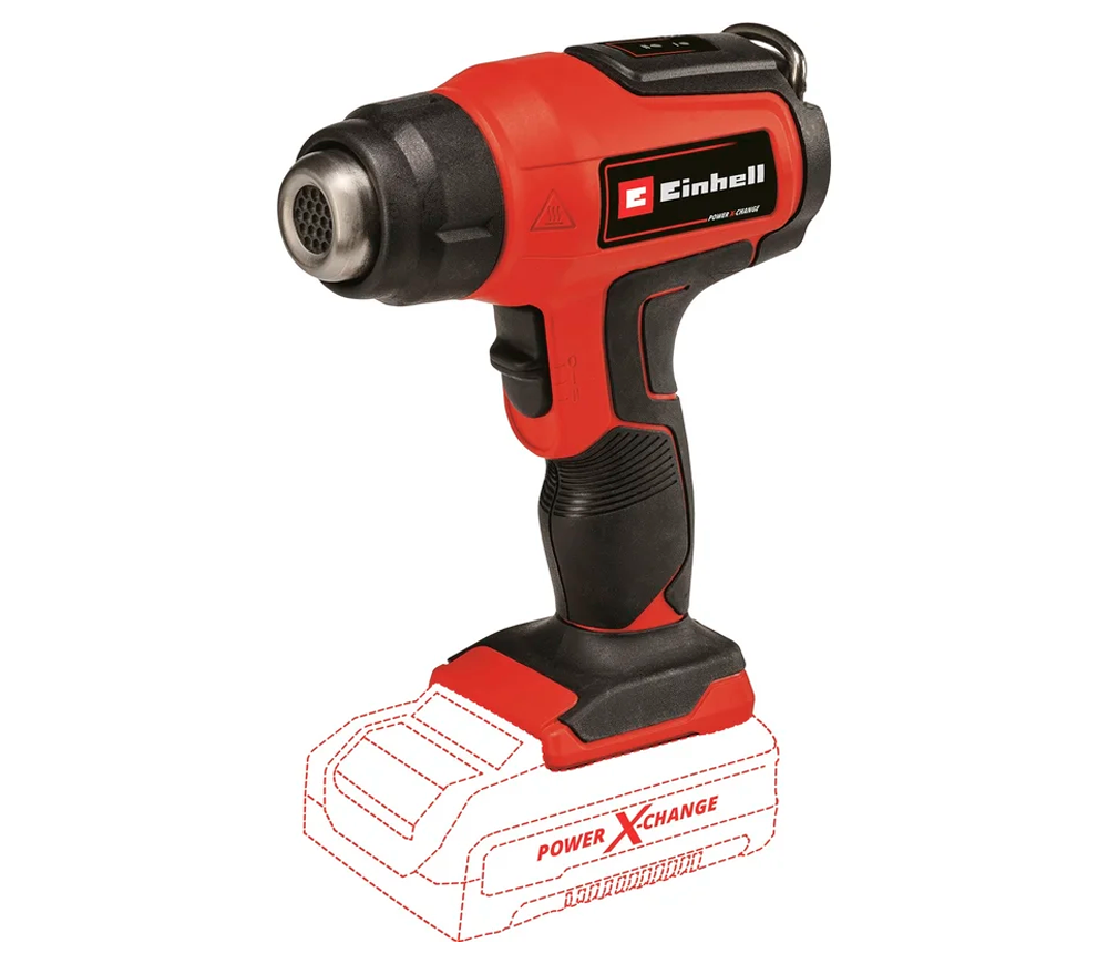 Suflantă de aer cald cu acum. (fără bat) EINHELL TE-HA 18 Li PXC SOLO 550°C