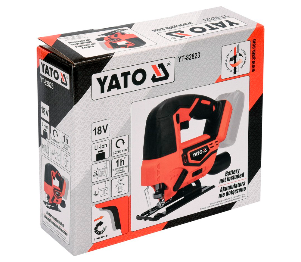 Fierăstrău pendular cu acumulator (fără bat) YATO YT82823 18V-5