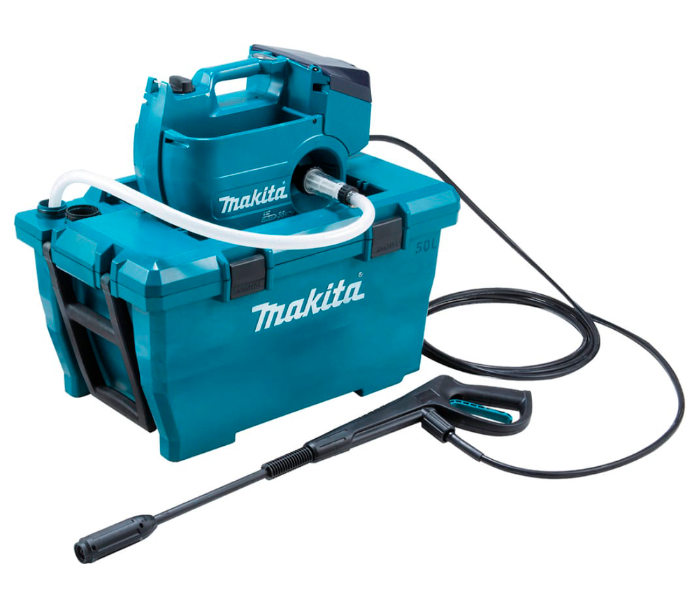Aparat de spălat cu presiune сu acumulator (fără bat) MAKITA DHW080ZK  80bar 380l/h 2x18V