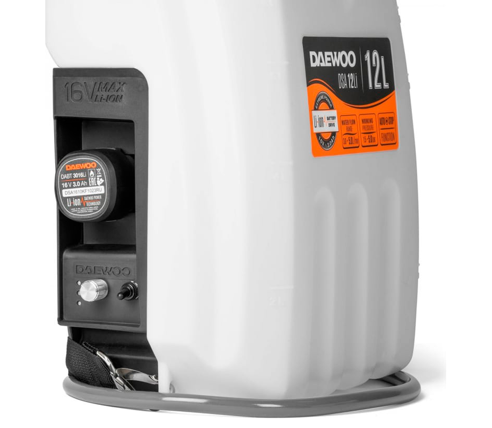 Pulverizator cu acumulator DAEWOO DSA 12Li SET 4bar 12L 16V 2.5Ah-4