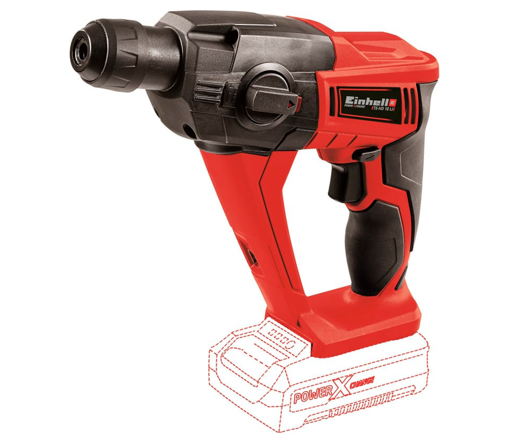 Ciocan rotopercutor cu acumulator (fără bat) EINHELL PXC TE-HD 18 Li-Solo 1.2J 18V
