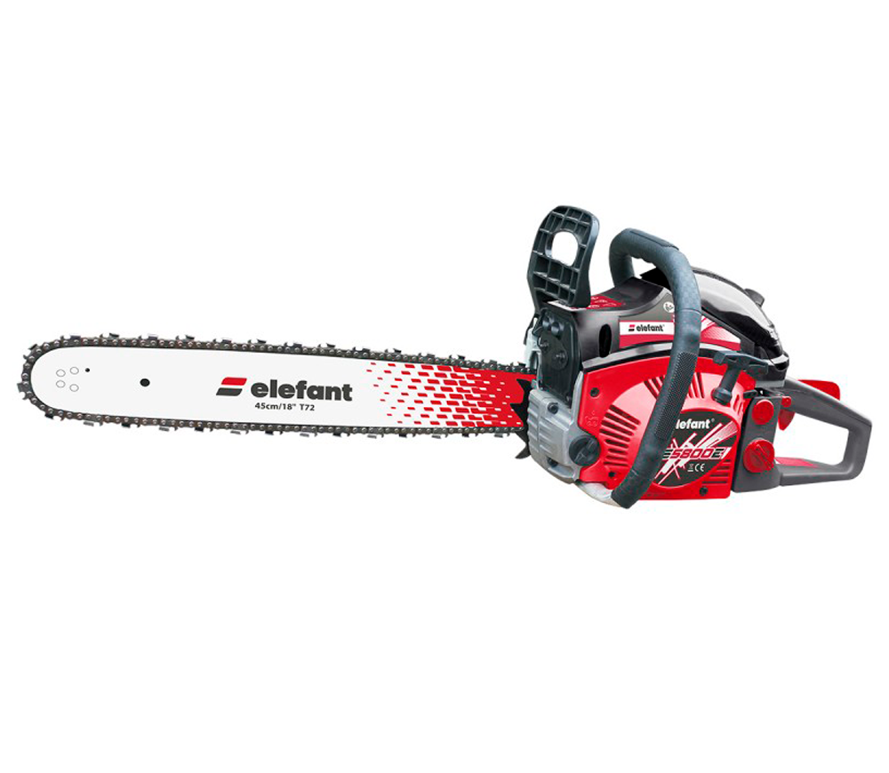 Fierăstrău cu lanț pe benzină Elefant CS5800E 380/450mm 58cm3