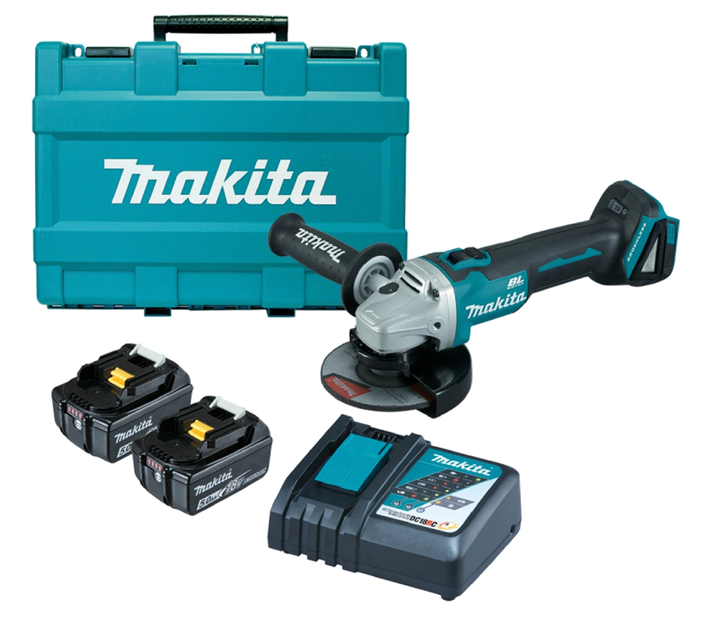 Polizor unghiular cu acumulator MAKITA DGA511RTE 125mm 18V 5Ah-3