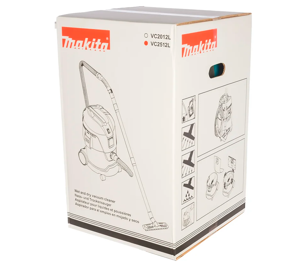 Aspirator industrial MAKITA VC2512L 1000w 210mbar 25L-6