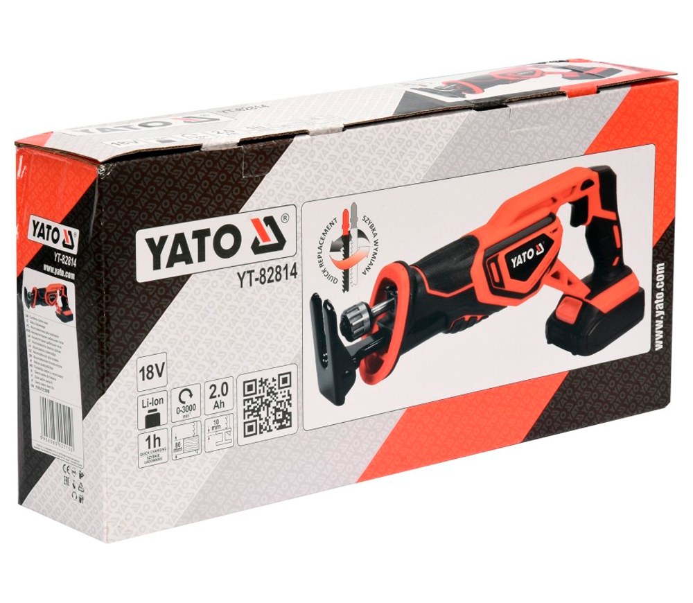 Fierăstrău sabie cu acumulator YATO YT82814 18V 2Ah-3