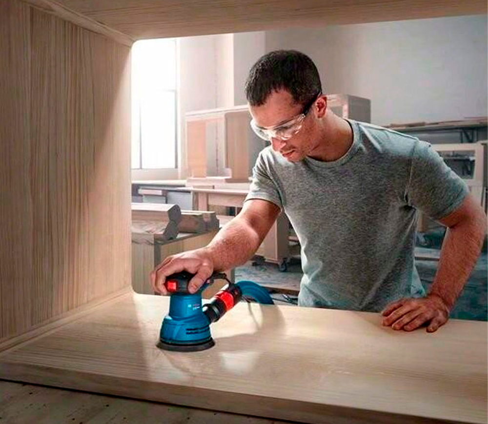 Mașină de șlefuit excentrică BOSCH GEX 125 290w 125mm-4