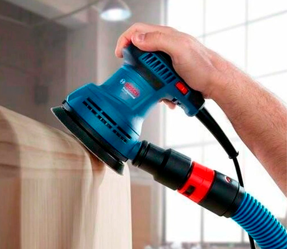 Mașină de șlefuit excentrică BOSCH GEX 125 290w 125mm-5