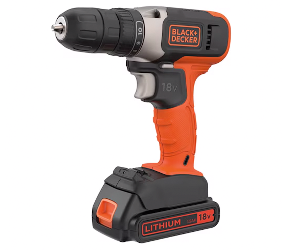 Mașină de inșurubat cu acumulator BLACK&DECKER BCD001C1-QW 18V 1.5Ah