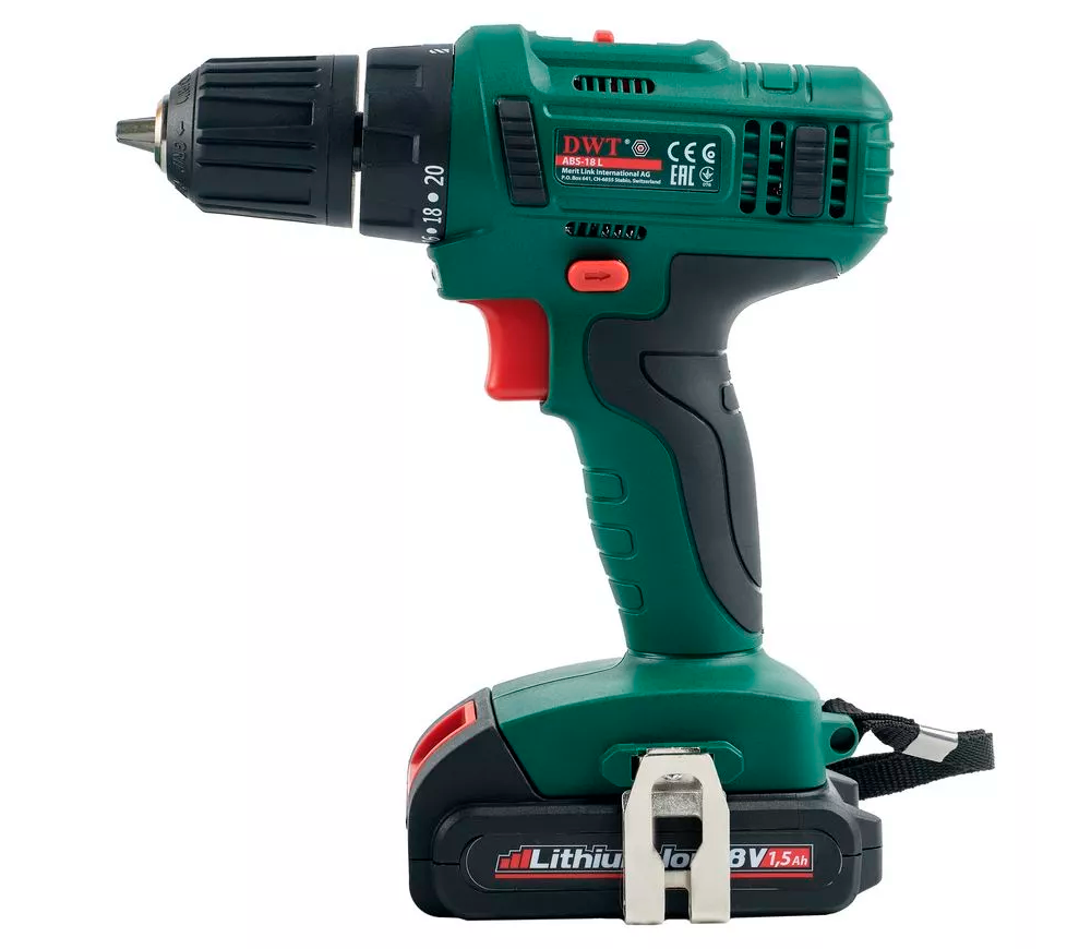 Mașină de înșurubat cu acumulator DWT ABS18 Bli-2 BMC 18V 1.5Ah-2