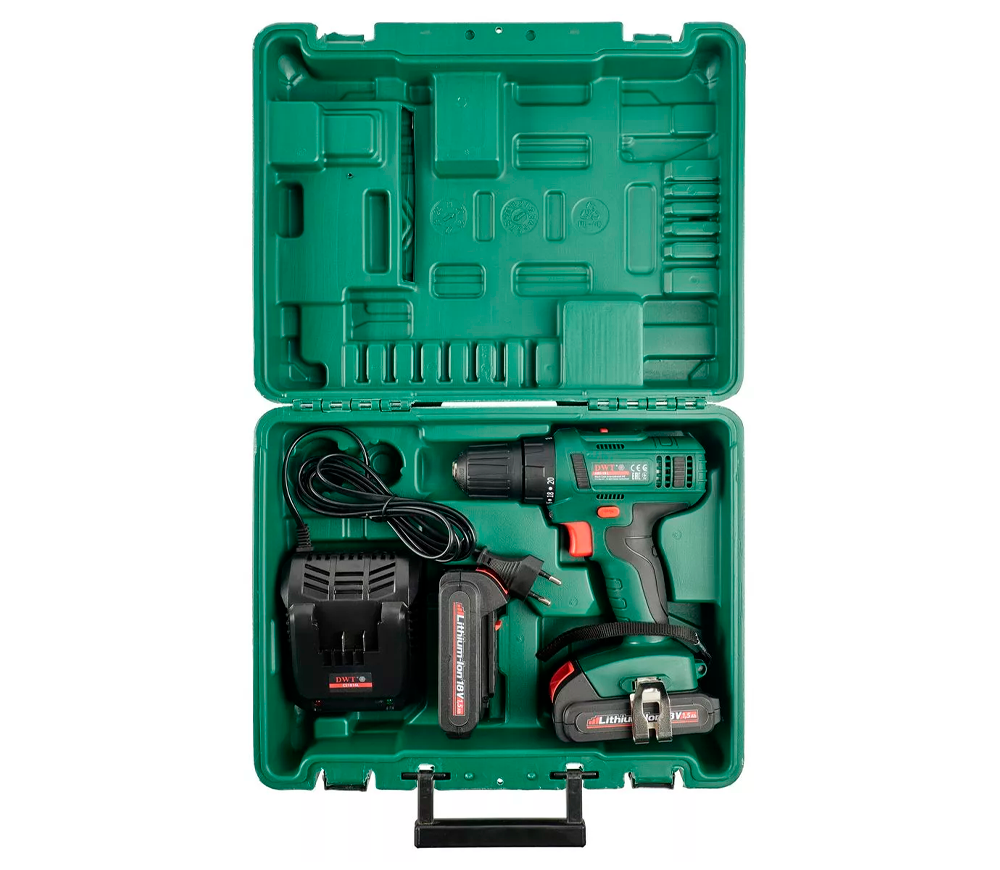 Mașină de înșurubat cu acumulator DWT ABS18 Bli-2 BMC 18V 1.5Ah-5