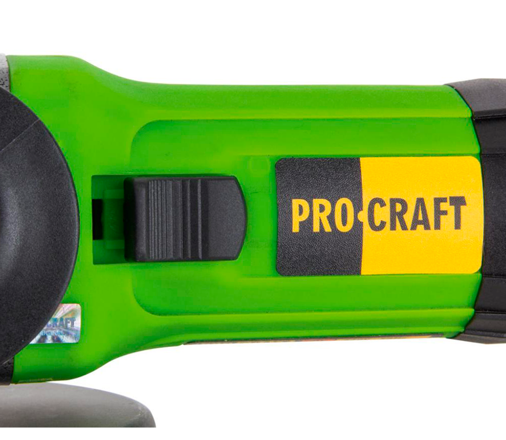 Угловая шлифмашина ProCraft PW1000 1000вт 125мм-5