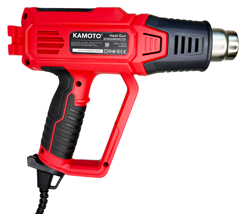 Фен строительный KAMOTO KHG 20600LCD 2000вт 600°C-2