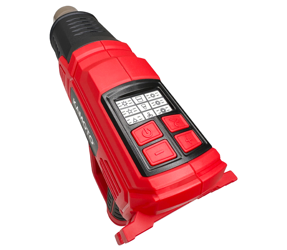 Фен строительный KAMOTO KHG 20600LCD 2000вт 600°C-5