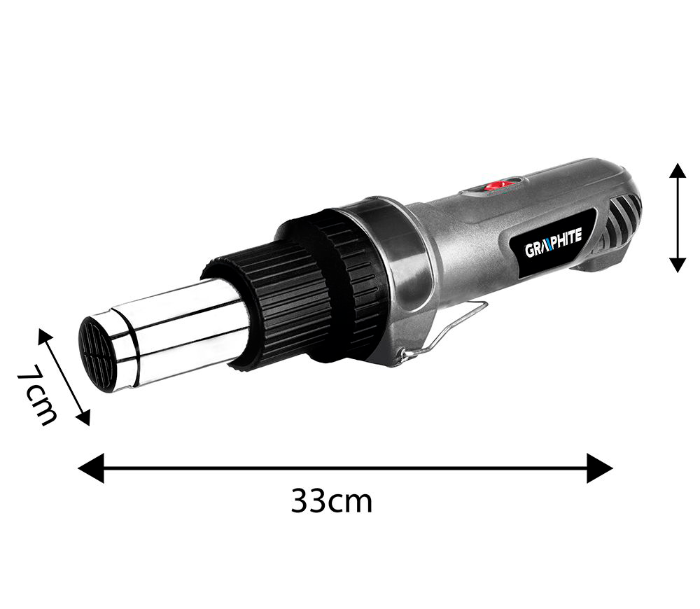 Suflantă de aer cald GRAPHITE 59G523 2000w 550°C-3