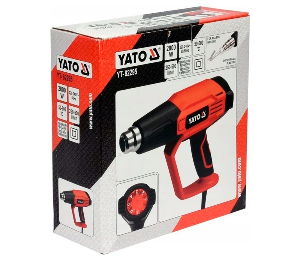 Suflantă de aer cald YATO YT82295 2000w 600°C-6