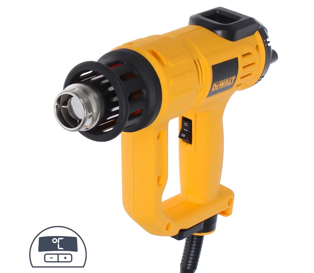 Фен строительный DEWALT D26414K-KS 2000вт 600°C