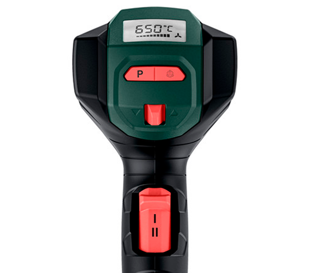 Фен строительный METABO HGE 23-650 LCD 2300вт 650°C-6