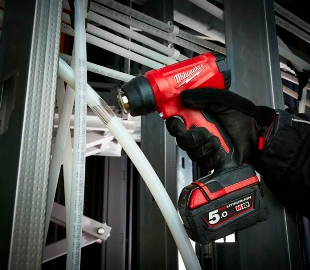 Фен строительный аккум. (без АБК) MILWAUKEE M18BHG-0 470°C-2