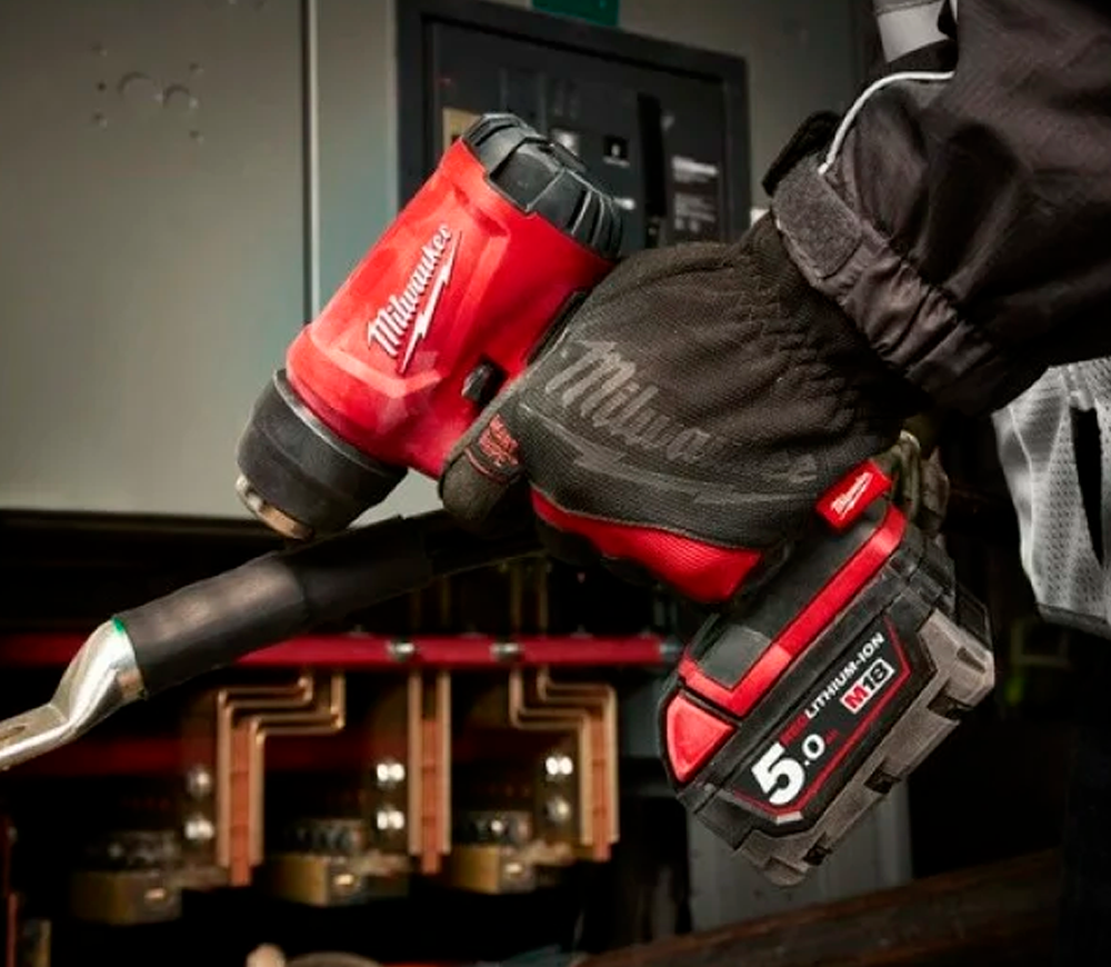 Фен строительный аккум. (без АБК) MILWAUKEE M18BHG-0 470°C-3