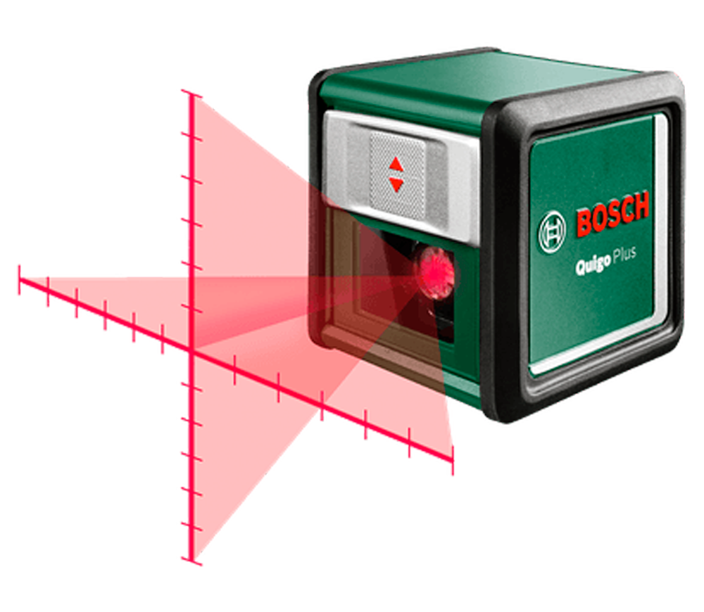 Лазерный уровень BOSCH Quigo Plus 603663602 2луча 7m