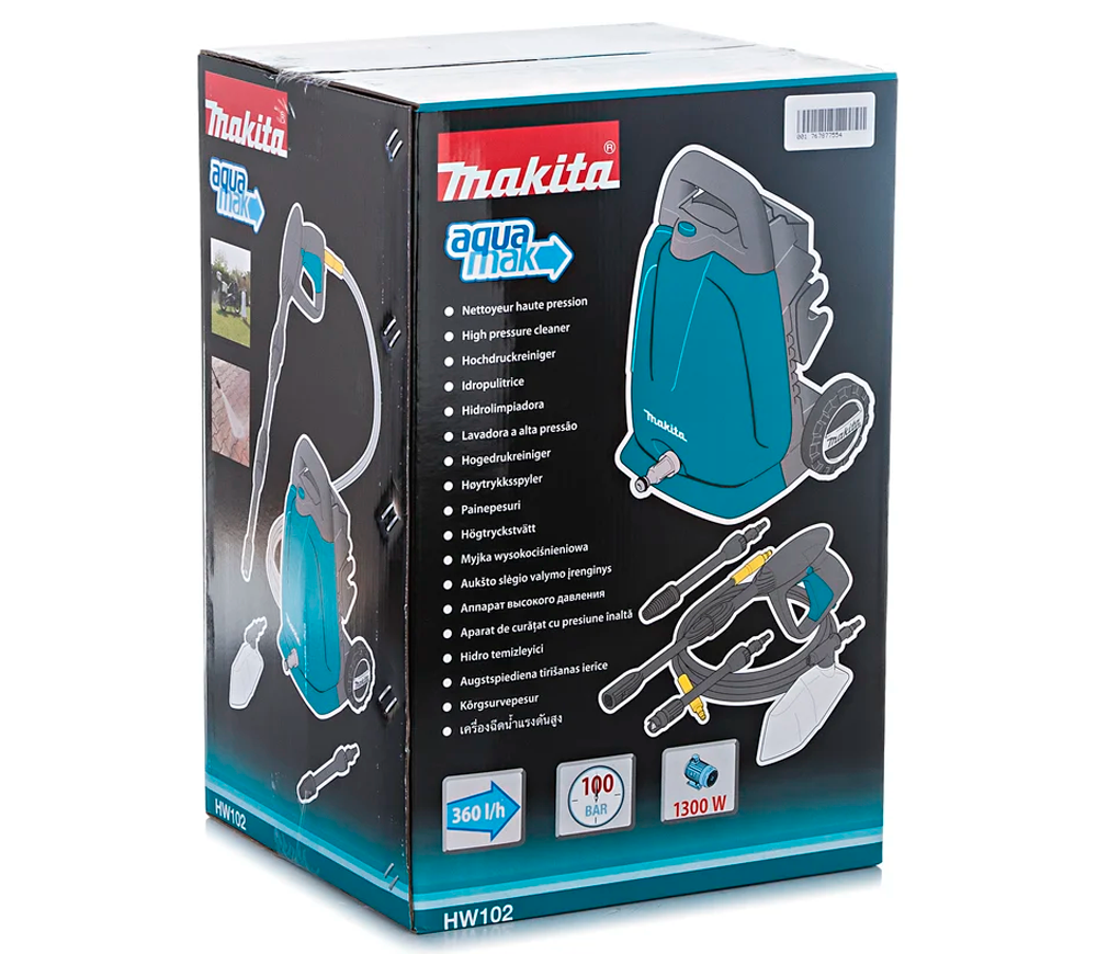 Aparat de spălat cu presiune MAKITA HW102 1300w 100bar 360l/h-2