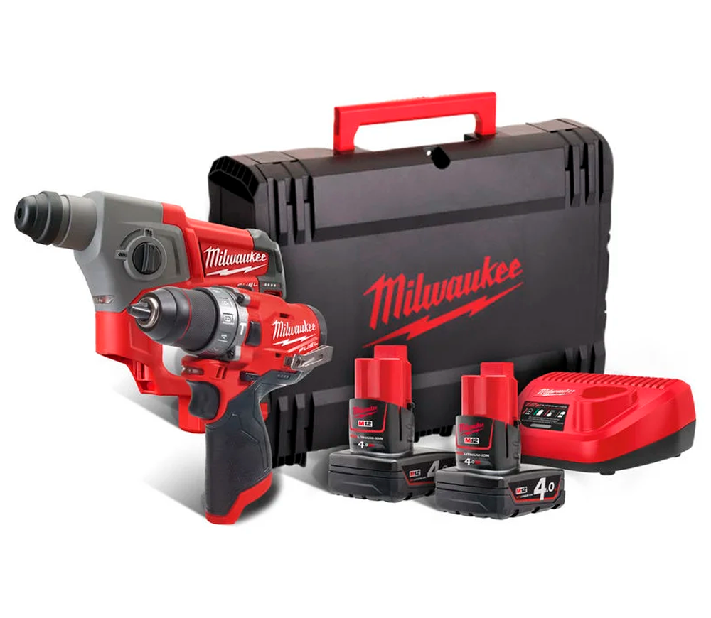 Set de scule MILWAUKEE FPP2B-402X 1.1J 12V 4Ah