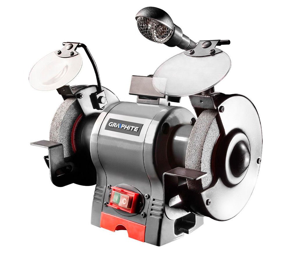 Polizor de banc GRAPHITE 59G383 370w 150mm