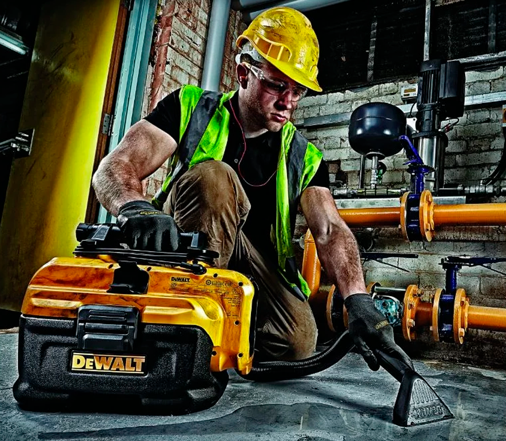 Aspirator industrial fără fir (fără bat) DEWALT DCV584L-QW 18/220V 300w 70mbar 7.5L-7