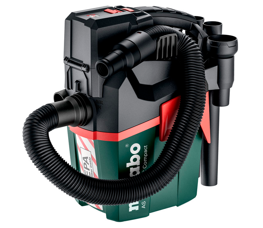Aspirator industrial fără fir (fără bat) METABO AS 18 HEPA PC 120mbar 6L