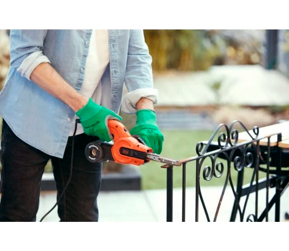 Шлифмашина ленточная BLACK&DECKER KA902EK-QS 400вт 13 мм-6