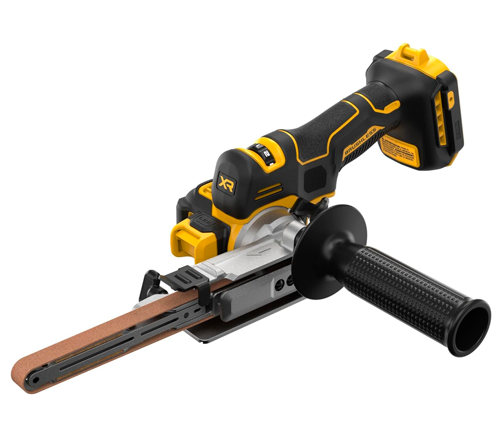 Mașină de șlefuit cu bandă cu acumulator (fără bat.) DEWALT DCM200NT-XJ  13 mm-5