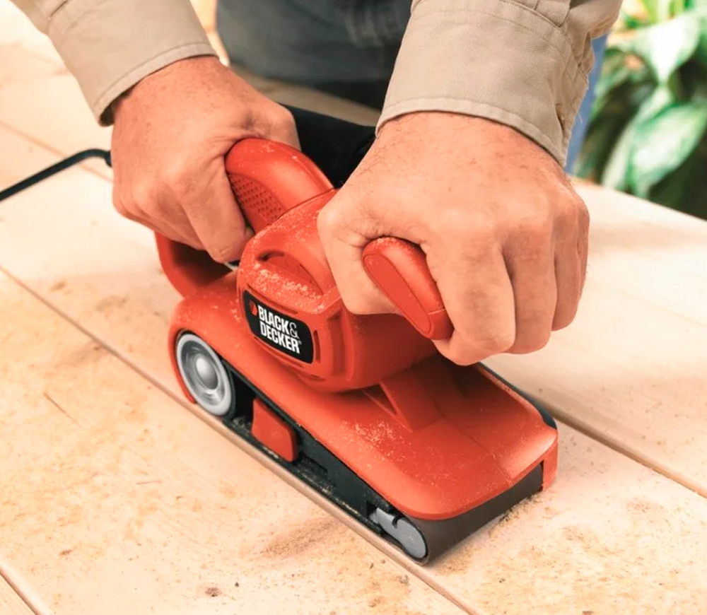 Mașină de șlefuit cu bandă BLACK&DECKER KA86-QS 720w 75 mm-8